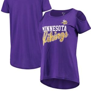 Minnesota Vikings G-III 4Her by Carl Banks Women's Make the Cut Scoop Neck Cold